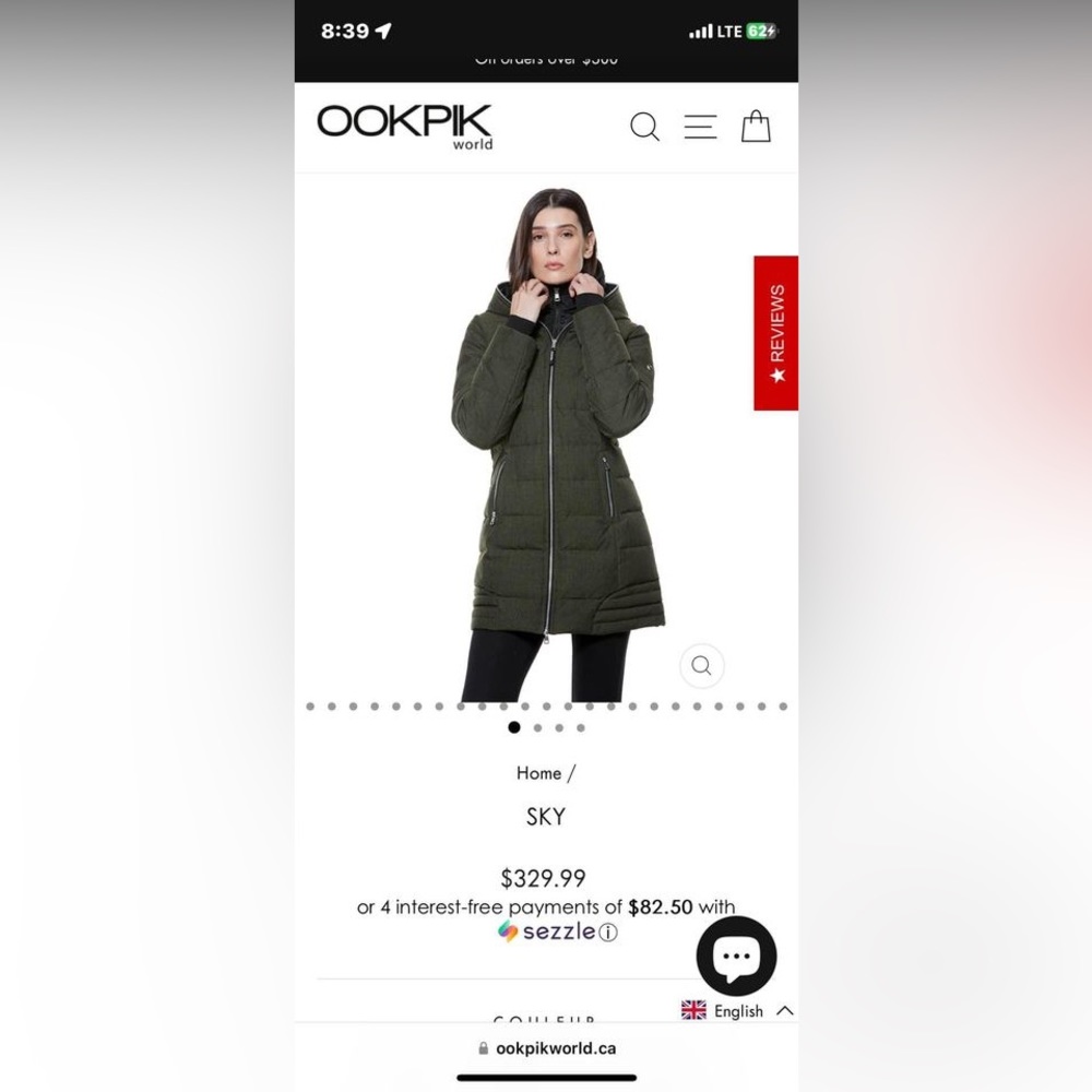OOKPIK Sky Winter Jacket
